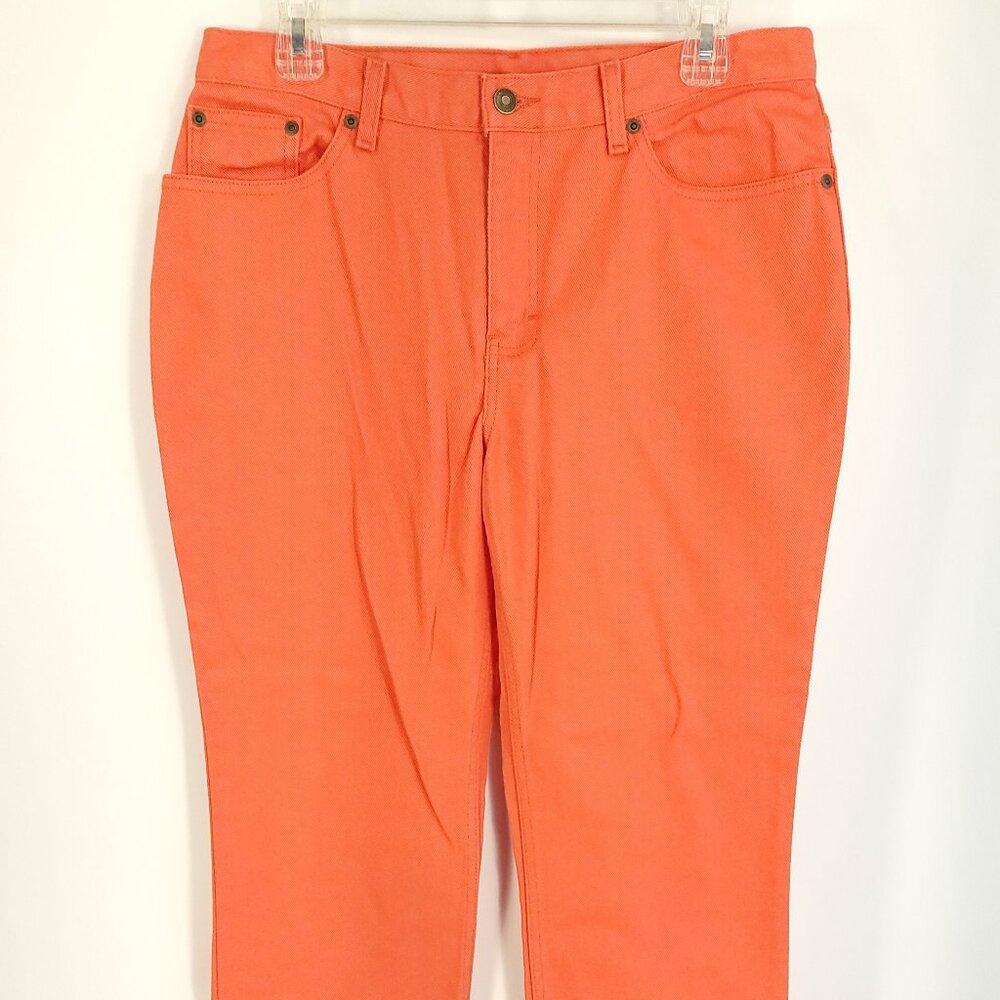 Jeanology Collection Denim Jeans Women's 12P Orange